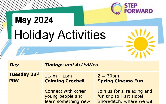 Hero step forward bank holiday activities