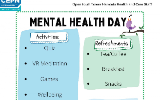 Mental health day invitation staff wellbeing