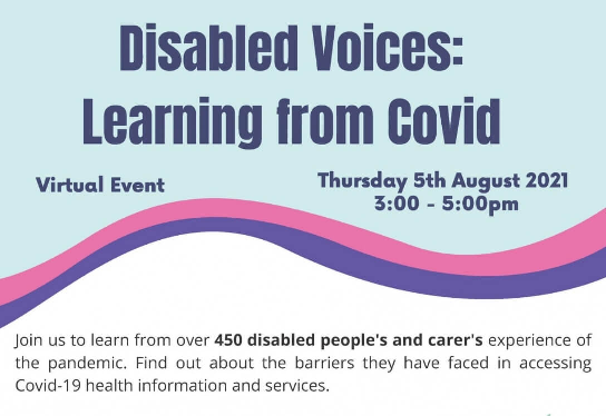 disabled voices learning from covid 19