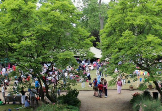 Mile green hospital garden party